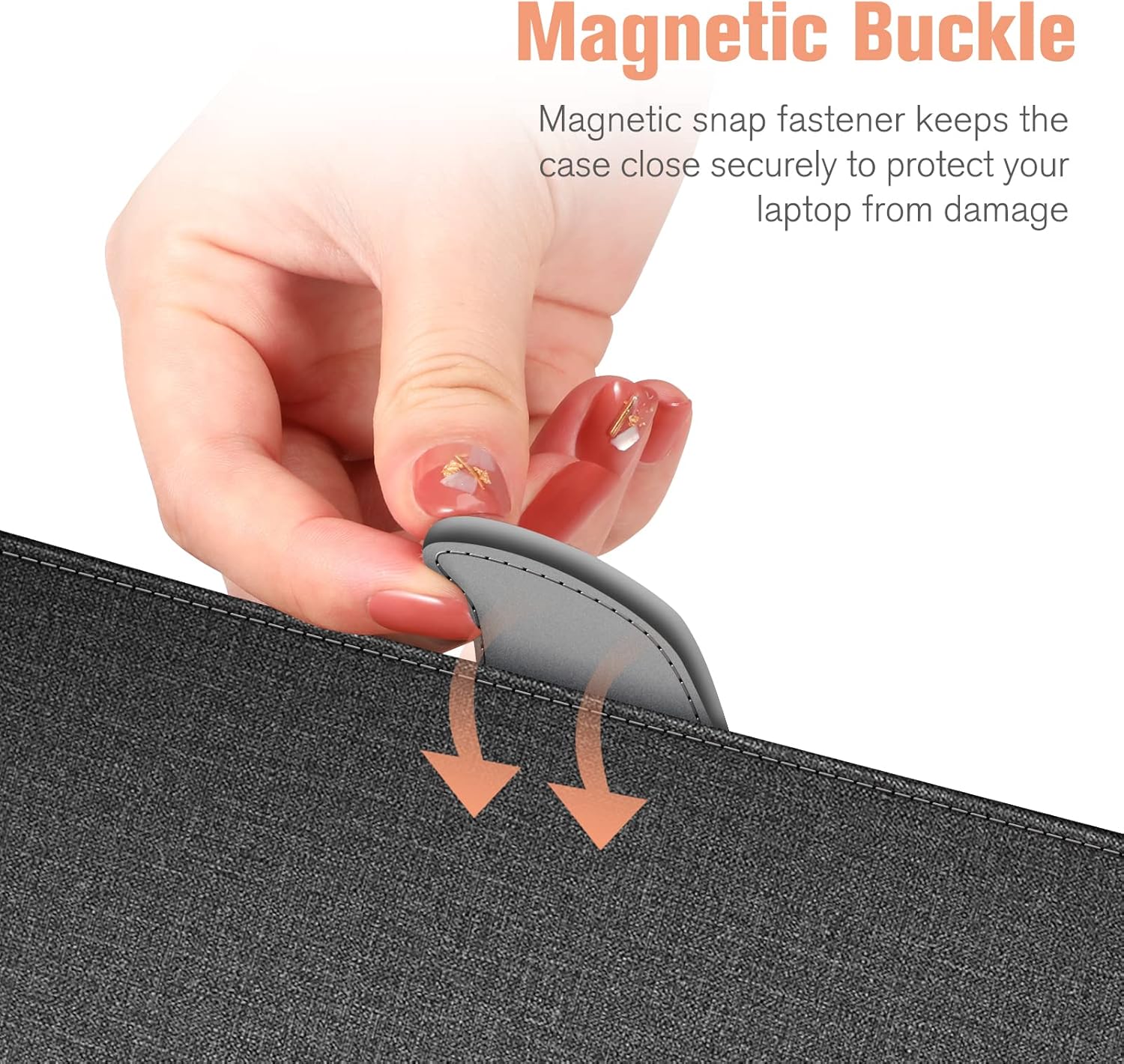 Fintie Sleeve Case Cover for MacBook Air 13.6 A3240 A3113 A2681 M4 M3 M2, Air 13 A2337 (M1) / A2179 / A1932, MacBook Pro 13 A2338 (M2 M1) / A2251 / A2289 / A2159 / A1989 / A1706 / A1708, Gray - Image 5