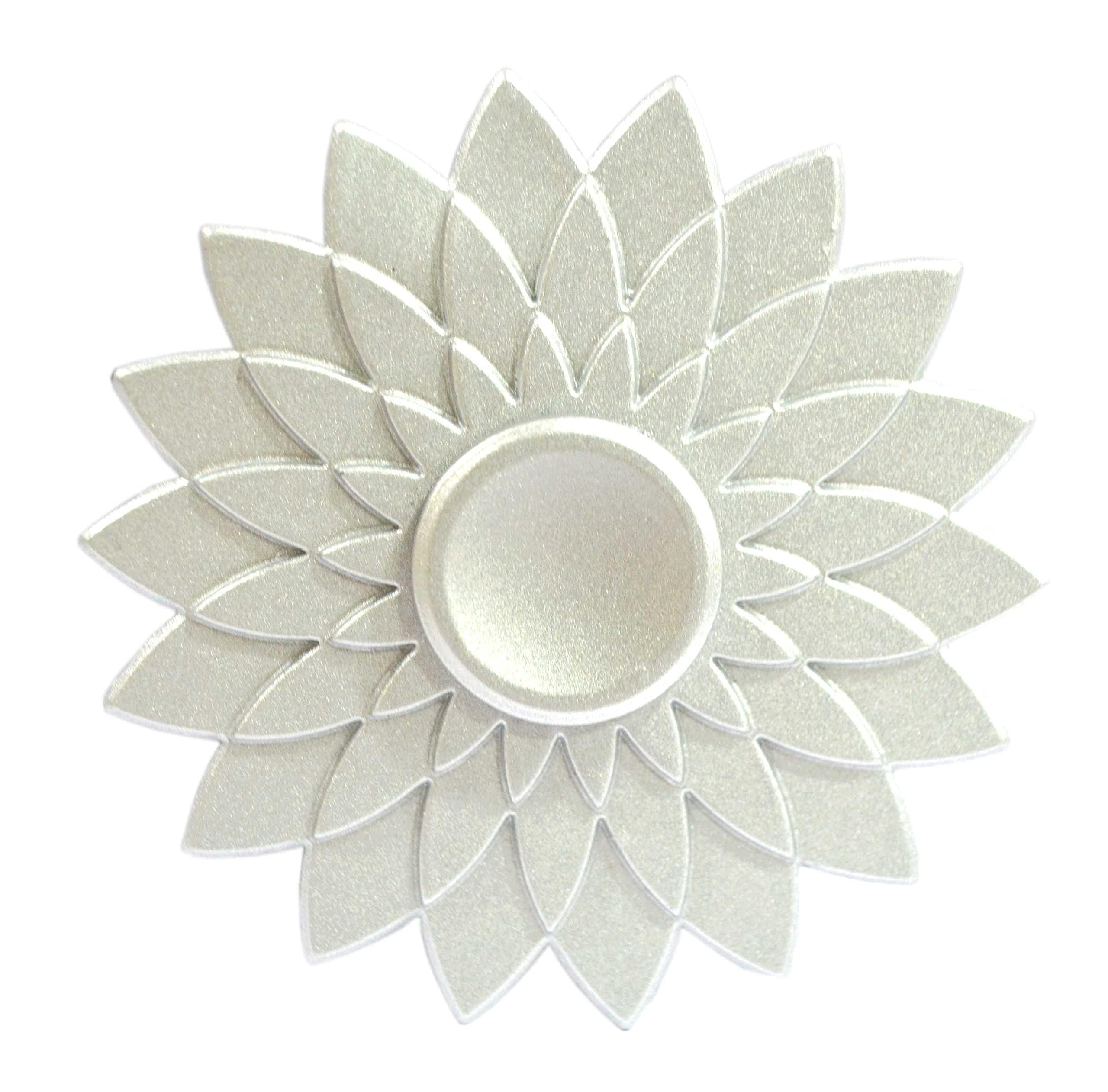 Premsons® Hand Spinner Desk Toy - High Speed Smooth Finger Spin Sensory Fidget Stress Relief Game Play for Kids & Adults - Birthday Party Gift - Combo - Purple Lotus + Football FC