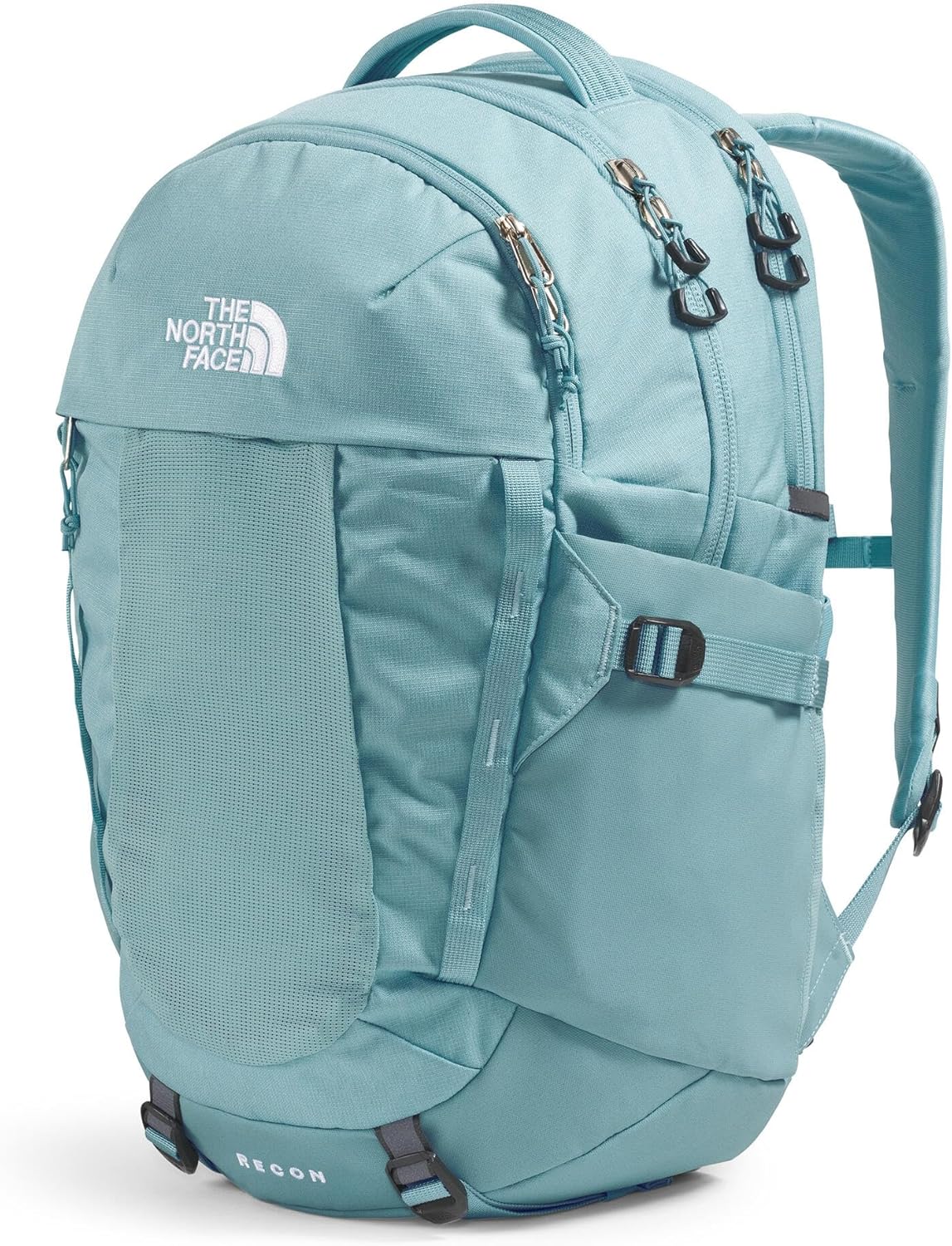 The North Face Women's Recon Everyday Laptop Backpack - Commuter Travel Bag, 16" Laptop Sleeve, Water-Repellent, Blue Eclipse Light Heather/Blue Eclipse, One Size - Image 2