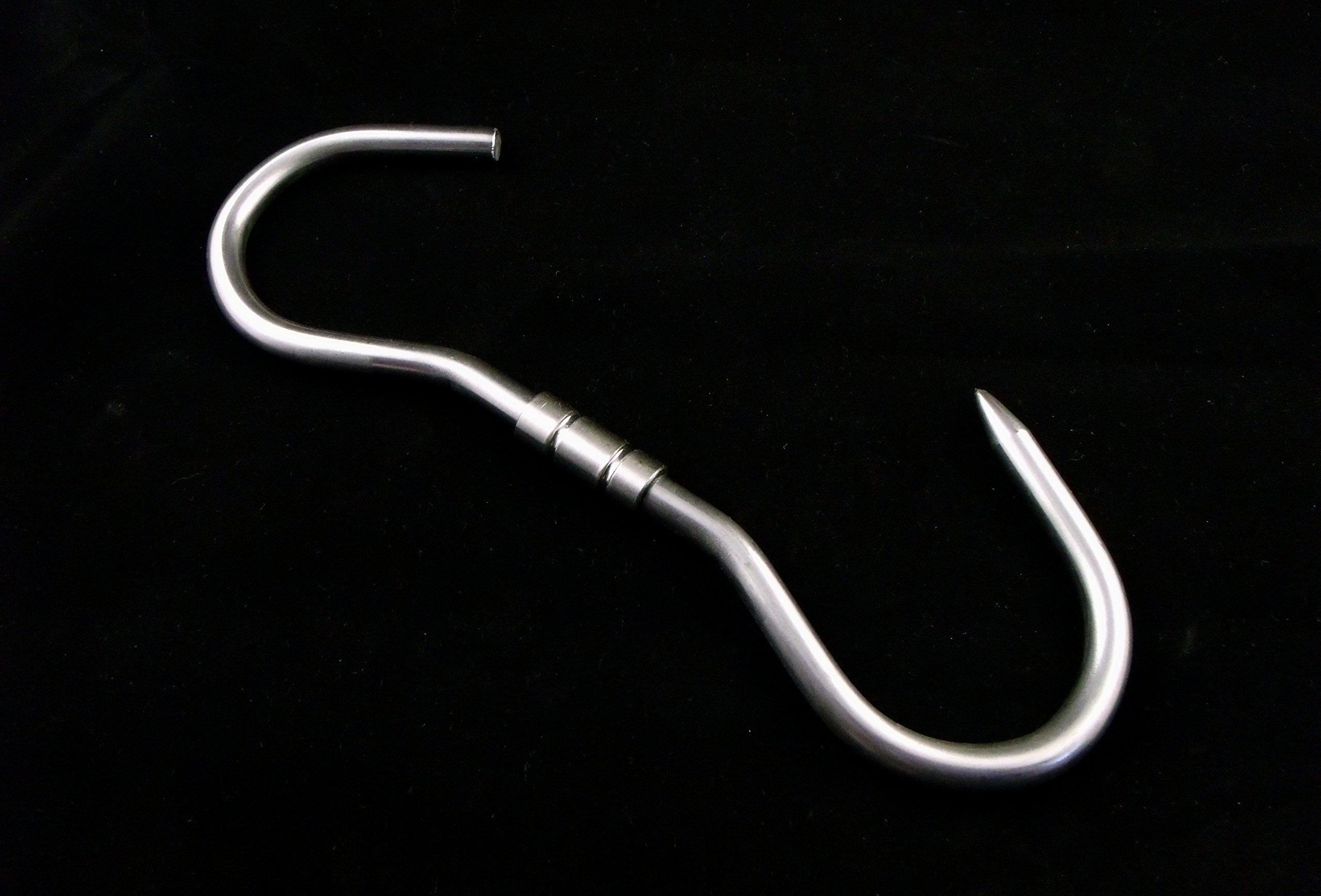 5 STÜCK PROFI S-Haken - 260x10mm Drehhaken - Dreh Haken Wildhaken Zerwirkhaken Swivel Hook