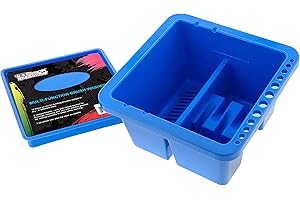 U.S. Art Supply 12-Hole Multi-Purpose Paintbrush Washer and Cleaner