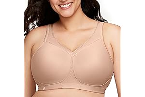 Glamorise Women's Plus Size MagicLift 1006 Wirefree Sports Bra