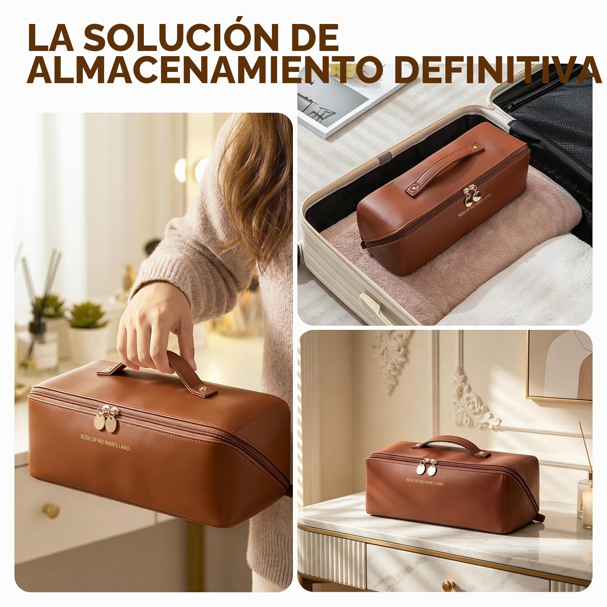 Bolsa Viaje Secador para Dyson Airwrap Styler/Shark Flexstyle/Rizador de Pelo, Funda Airwrap con Abertura Grande, Bolsa de Almacenamiento de Viaje Portátil, Bolsa Organizadora
