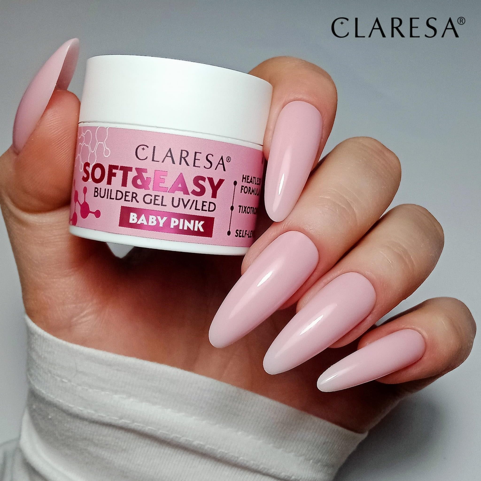 SOFT & EASY Builder Gel Baby Pink (12g)