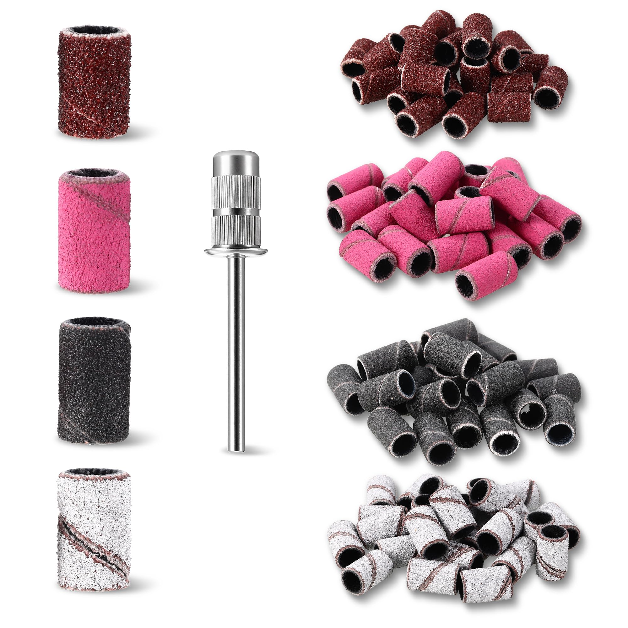 Nagelfräser Bits Set,Nagelfräser Aufsätze,Nagelfräser Bits,für Profis & Einsteiger, geeignet für Nagelstudio