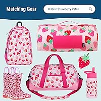 Vista 7 de Wildkin Two Compartment Insulated Lunch Bag for Kids – School & Travel Ready - Strawberry Patch