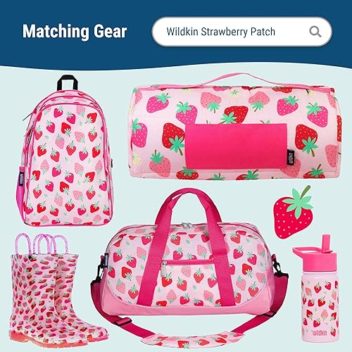 Miniatura 7 de Wildkin Two Compartment Insulated Lunch Bag for Kids – School & Travel Ready - Strawberry Patch