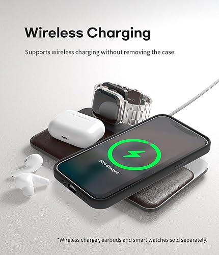 Miniatura 3 de GOOSPERY Funda de silicona líquida compatible con iPhone 13 Pro Max, suave al tacto, protección de cuerpo completo, a prueba de golpes, con forro de