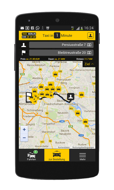Taxi Berlin (030) 202020 - App on Amazon Appstore
