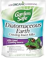 Garden Safe Brand Crawling Insect Killer Containing Diatomaceous Earth, 4 Pounds, Kills Cockroaches, Ants and Other Listed Crawling Insects by Contact, For Use Indoors & Outdoors