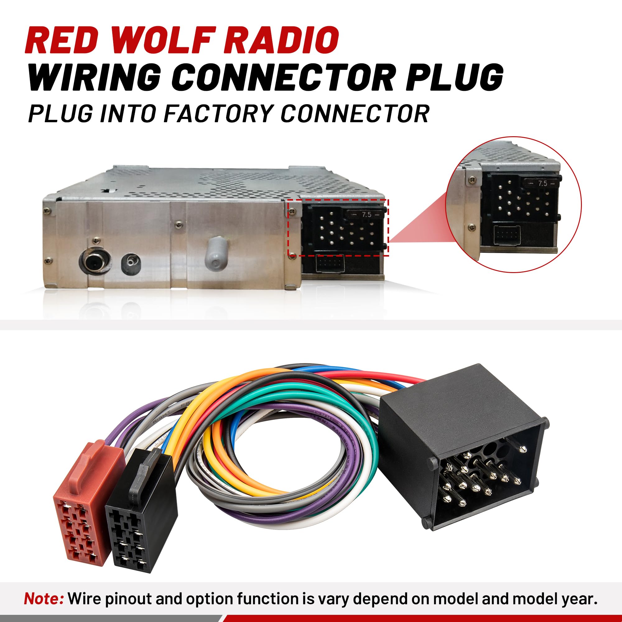 Audioproject A164 - Adattatore Autoradio per BMW Mini Landrover MG Rover 17 pin ISO E36 E46 E39 X5 Z3 - Spina ISO per Adattatore ISO Autoradio Cavo Audio