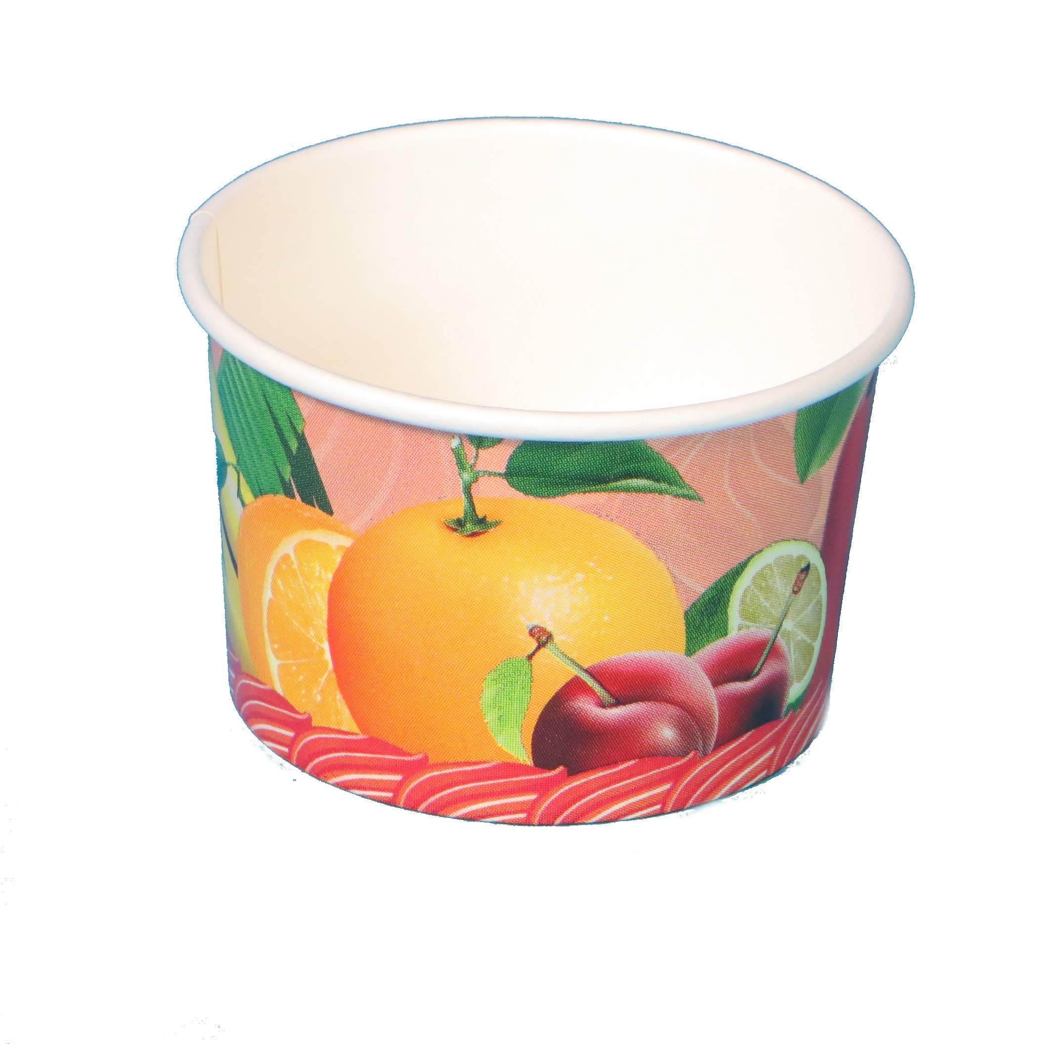 Pro DP Eisbecher aus Hartpapier Pappe Pappbecher für Eiskrem Einweg Eisbecher verschiedene Größen 1000-2000 Stück (190ml ⌀85mm 50mm hoch 1000St)