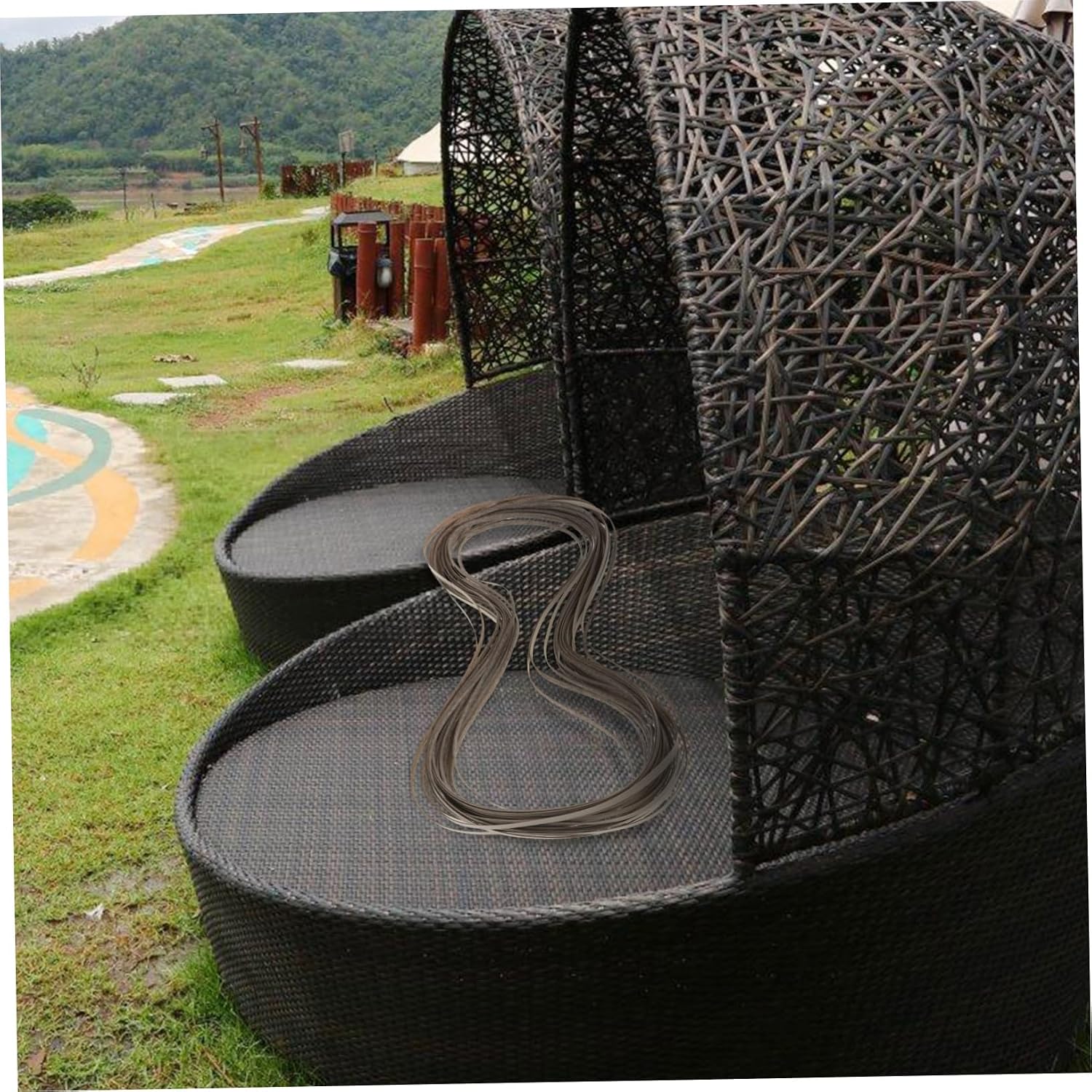 Plastic Rattan Chair Weaving Supplies 1 Roll for Craft Projects