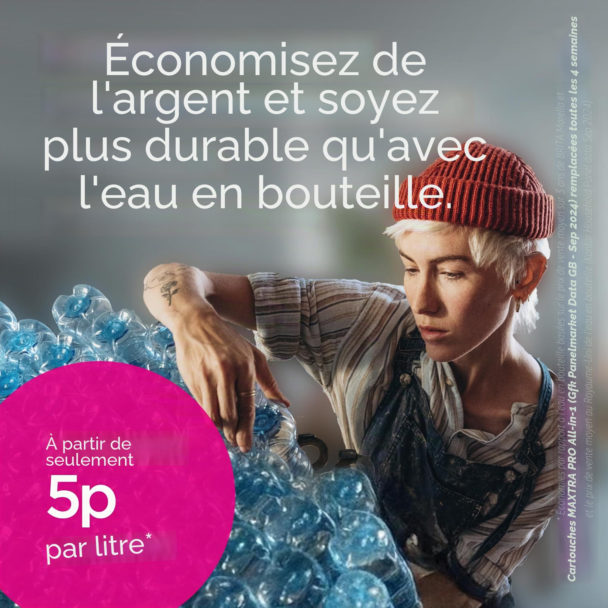 BRITA Maxtra Pro Lot de 6 cartouches de filtre tout-en-un – Recharge originale réduisant les impuretés, le chlore, les pesticides et le calcaire pour l'eau du robinet avec un meilleur goût