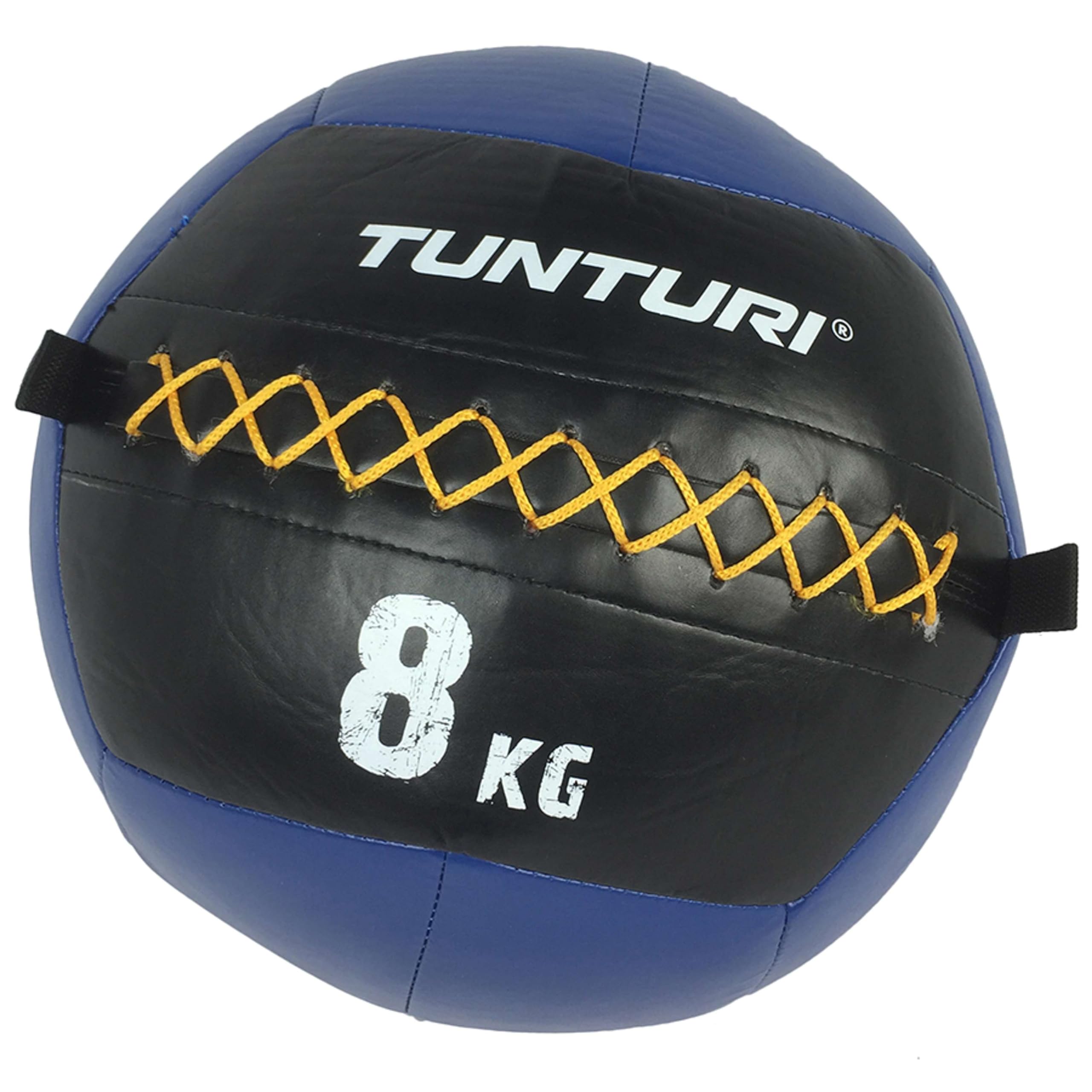 Tunturi Functional Fitness Balle Murale Wall Ball Crossfit 8kg Bleu Blue 1