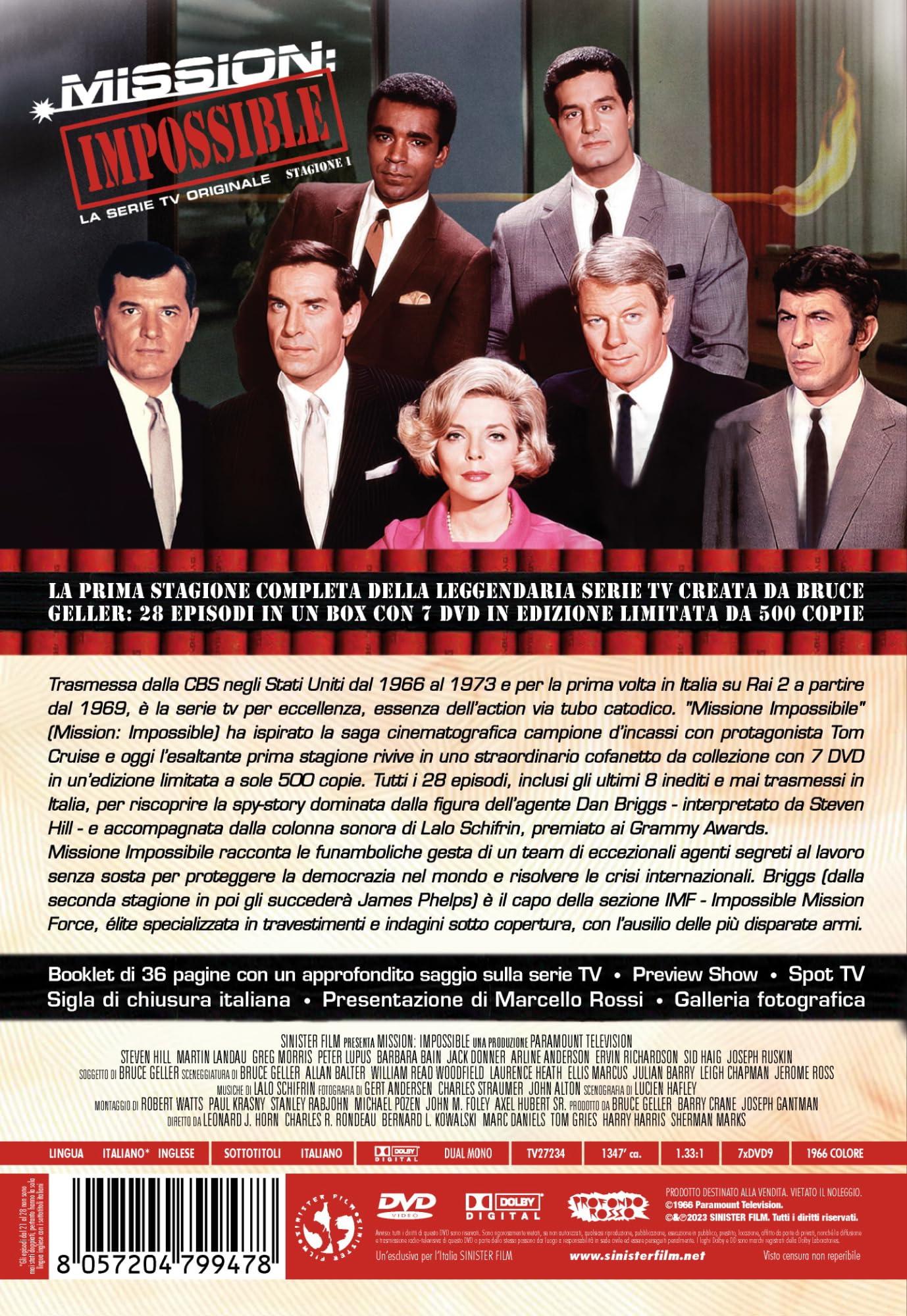 Mission: Impossible - Serie TV - Stagione 01 500 Copie)