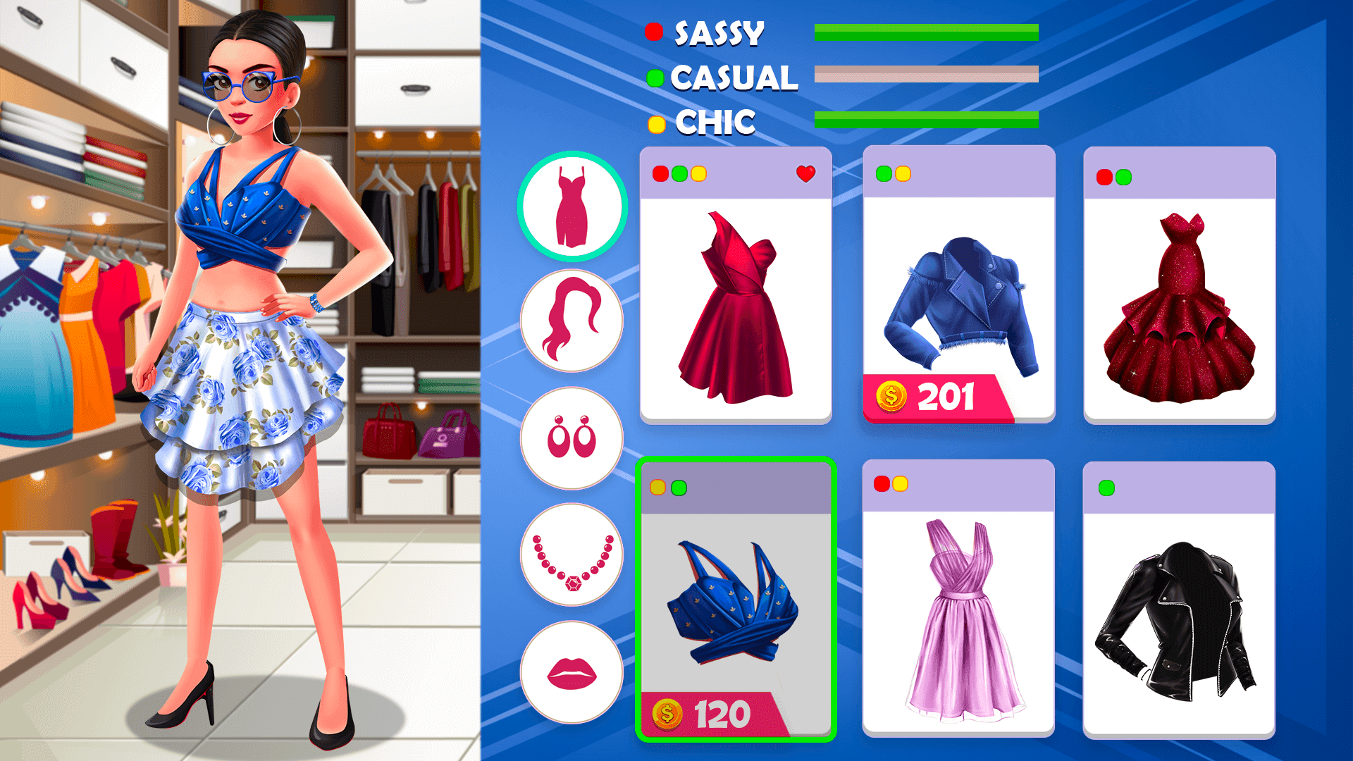Fashion Stylist Game - Dress up Make up Wedding Games