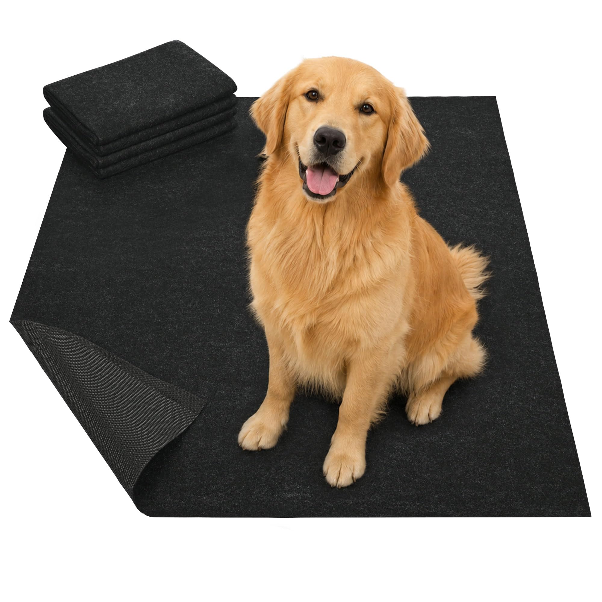 aleawol 2 Pack Pet Playpen Mat 90 × 120 cm Extra Large Under Dog Crate
