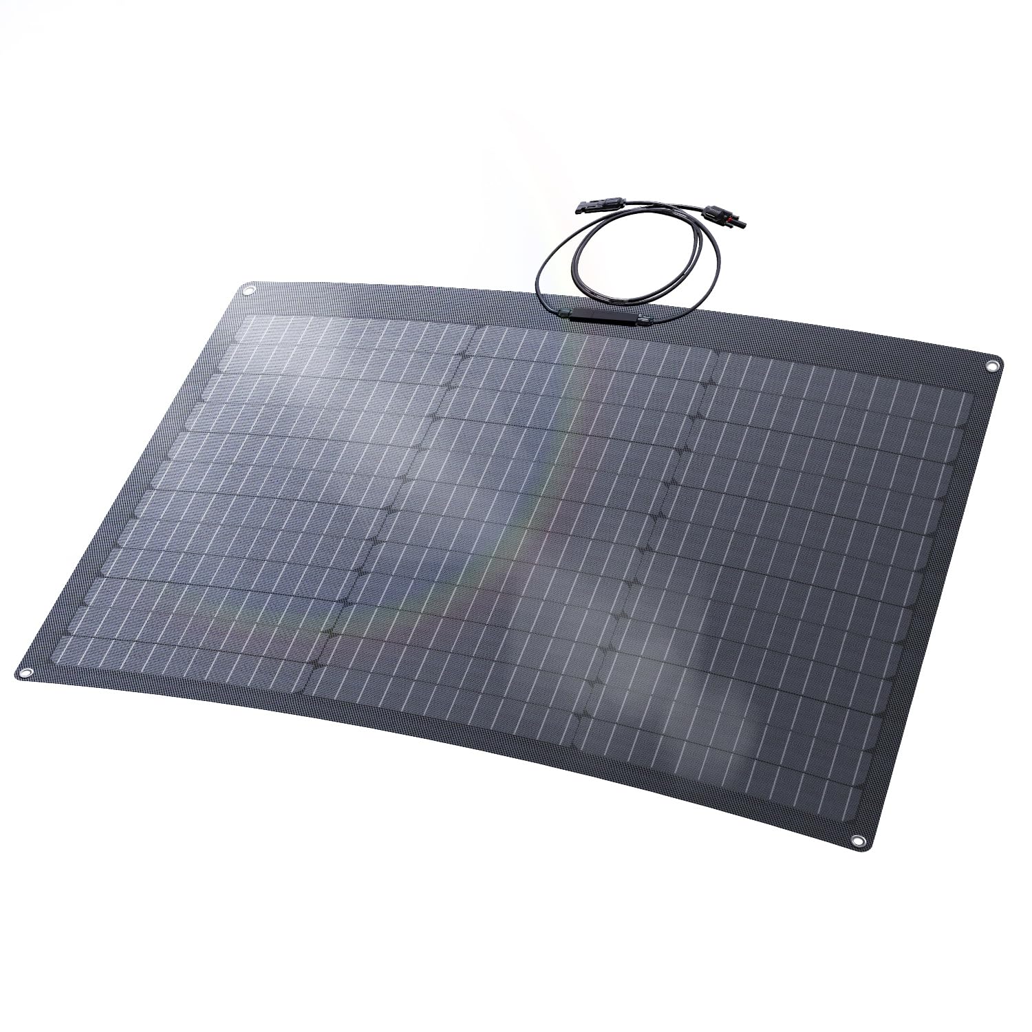 LVYUAN フレキシブルソーラーパネル 50W×4枚 Amazon | 【耐久25年・ETFE素材】LVYUAN(リョクエン) 単結晶 ETFE 柔性