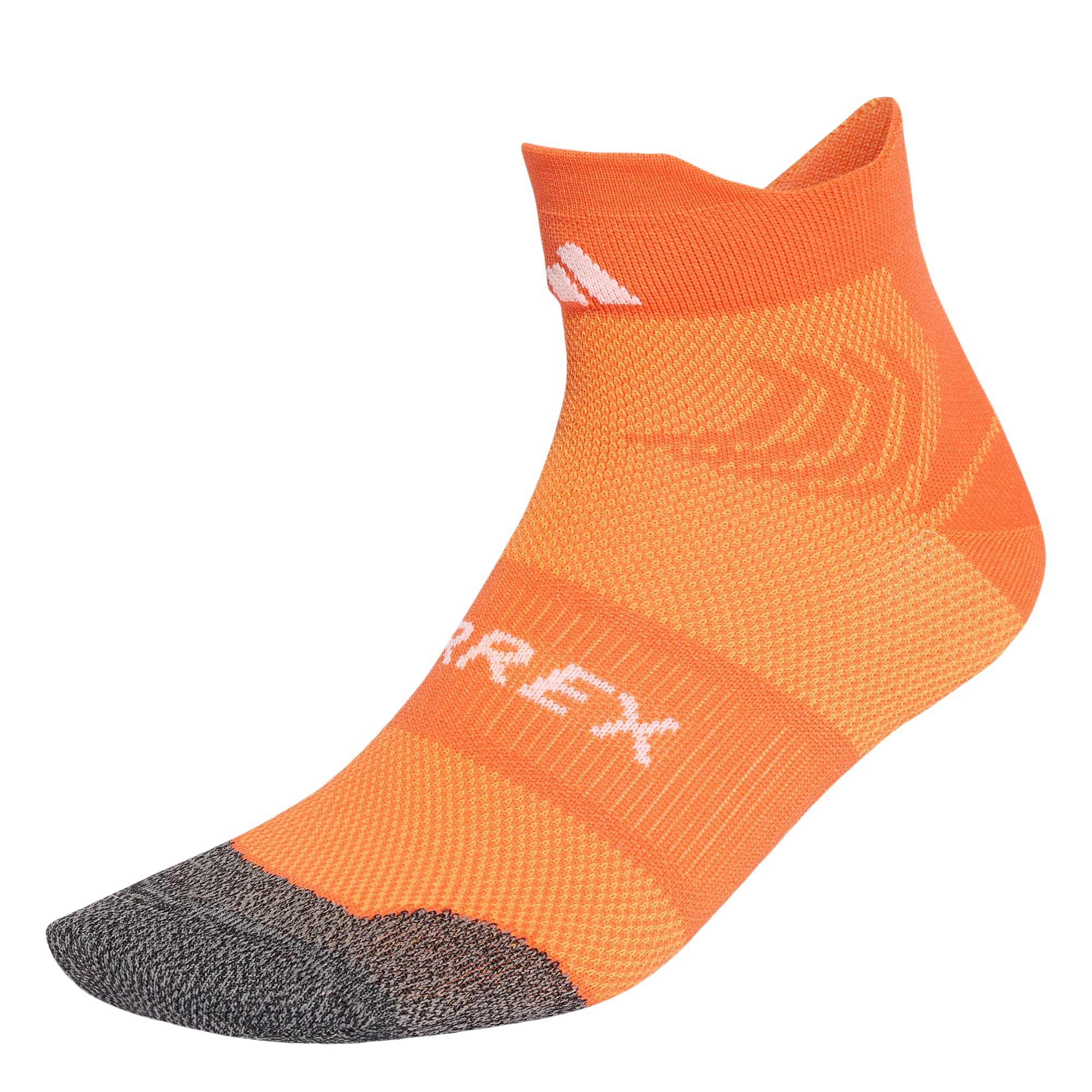 adidas Unisex Terrex Climacool Trail Running Speed Ankle Socks Socks, semi impact orange/white, XL