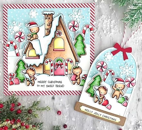 Miniatura 6 de Juego de sellos y troqueles transparentes de silicona para la fabricación de tarjetas, troqueles de corte, plantillas de corte para álbumes de