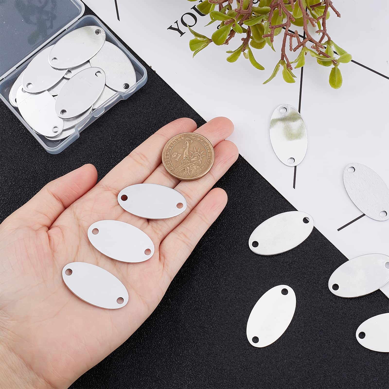 48 Stück Personalisierbare Haustier-Anhänger Aus Aluminium – Blanko, Bunt, Mit Ringen Für Hund & Katze (versch. Formen)