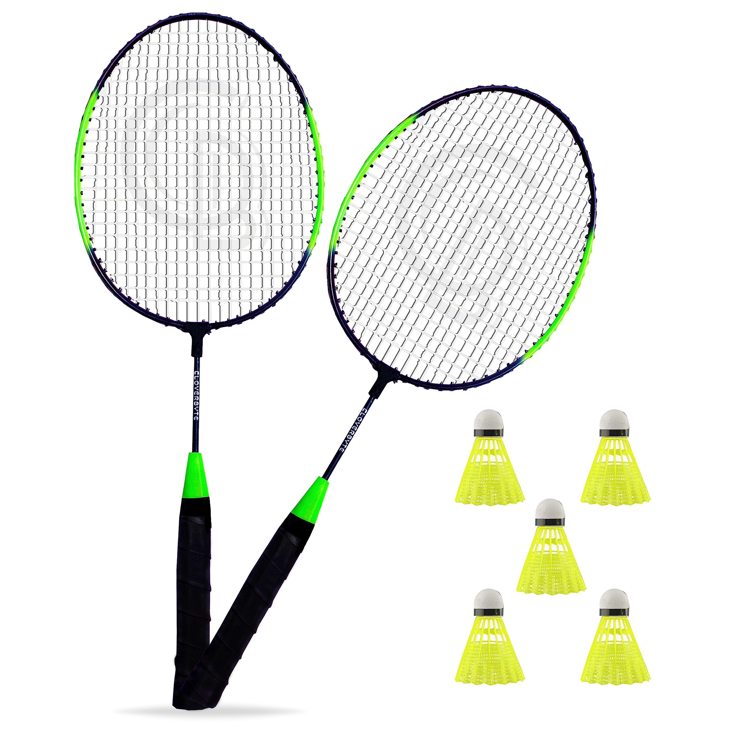 CLOVERBYTE Metal Exotic Kids Badminton Racket Set With 5 Shuttlecock For Kids Badminton Kit, Multicolor (B0C9LZM52N) Amazon Price History, Amazon Price Tracker