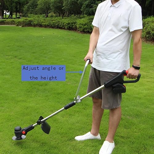 Miniatura 5 de Mango de recortadora de césped, agarre ergonómico, mango de recortadora de cuerda para cuidado del césped y paisajismo, extensión de mango con