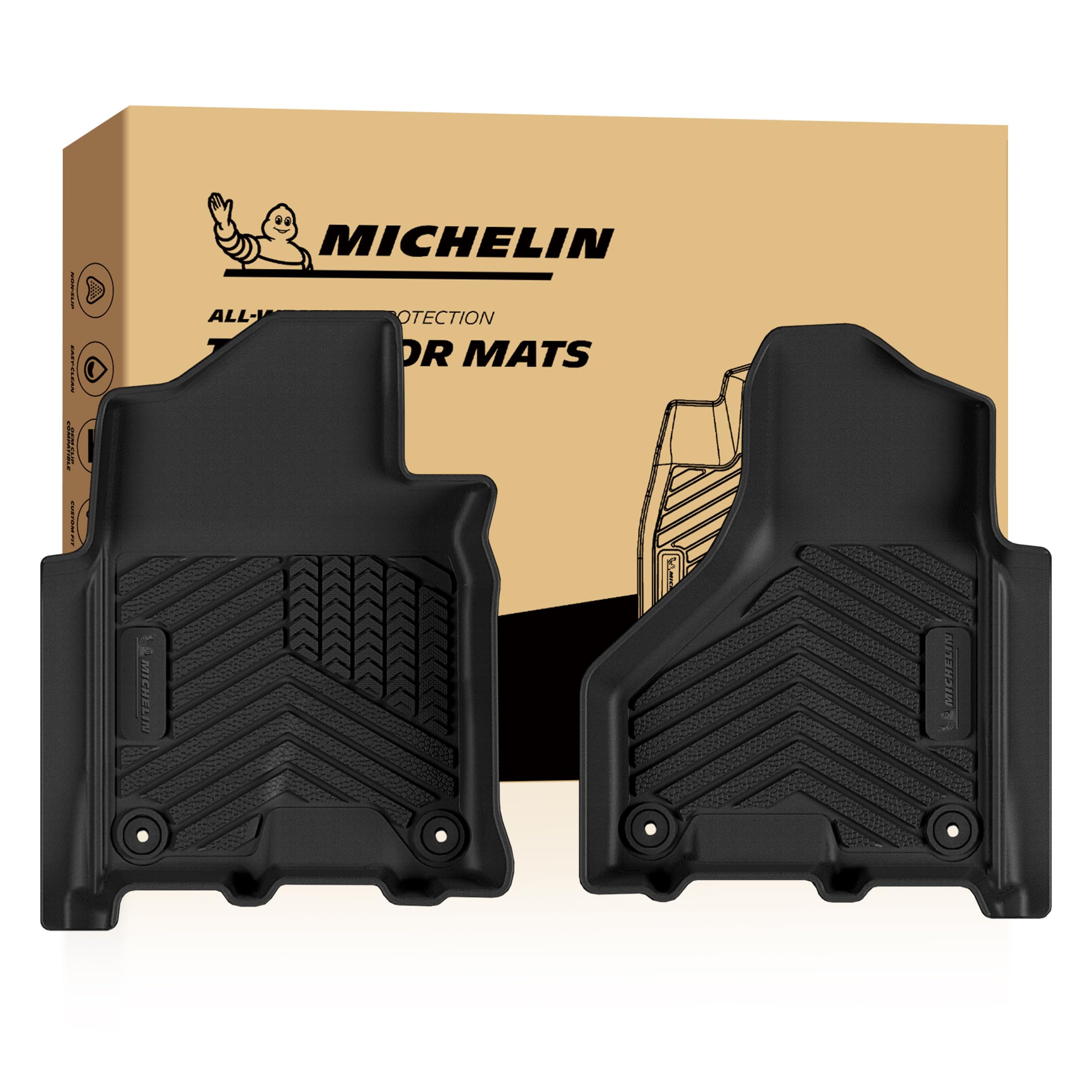 Michelin Vehicle Mats for 2019-2026 Ram 2500/3500 Crew Cab/Mega Cab