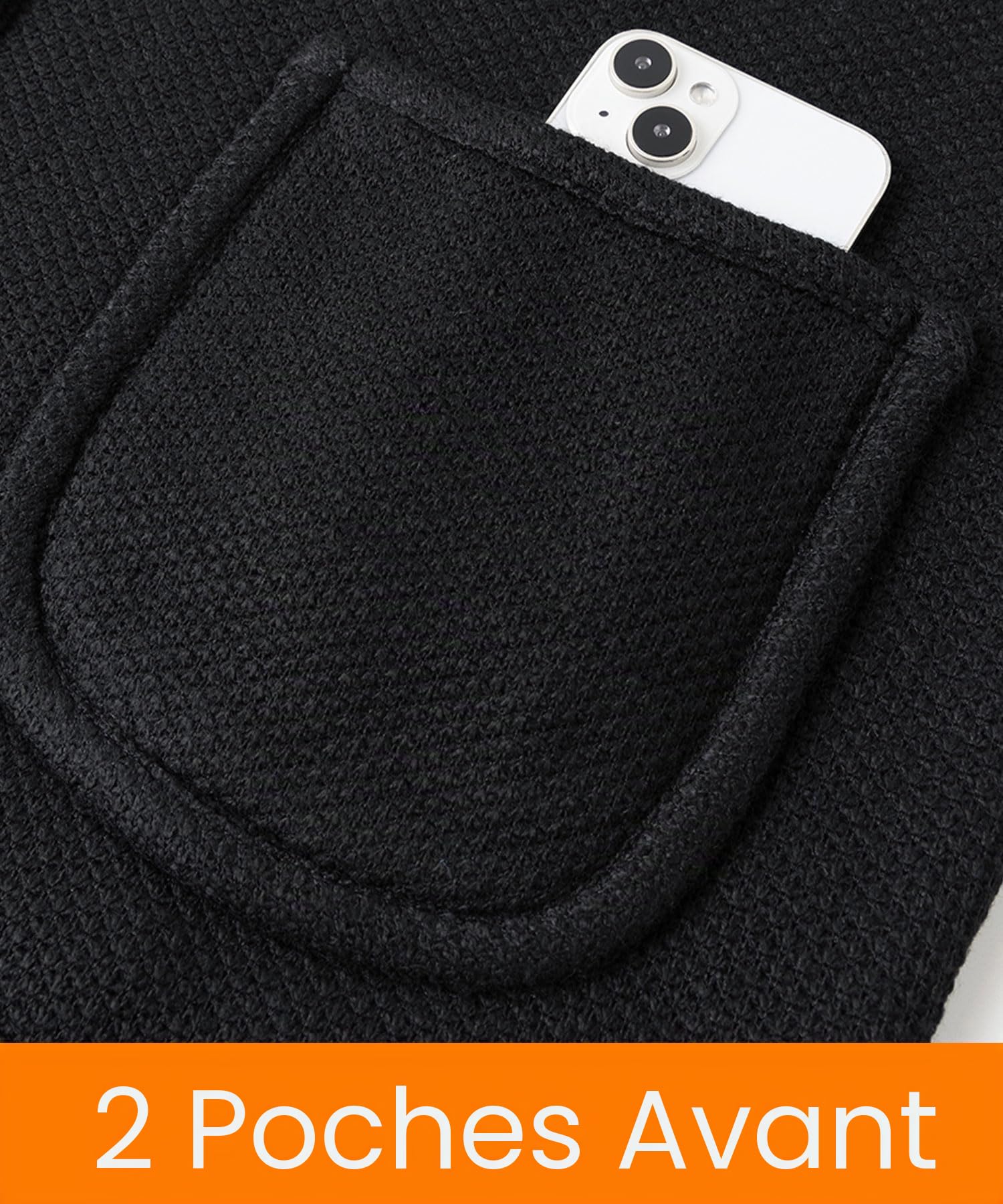 Hommes Pulls et Gilets Zippé Cardigan Veste sans Manche Chandail Doublure Polaire Gilet Chauffante Tricoté Maille Débardeurs Épais
