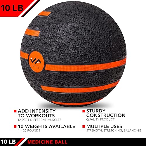 Miniatura 3 de JFIT Medicine Exercise Ball with Dual Texture