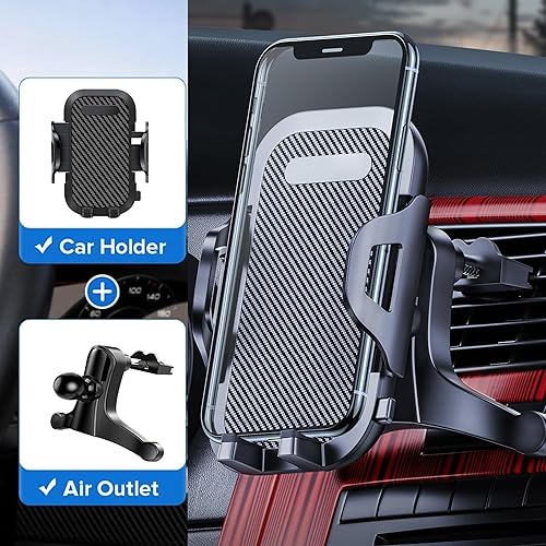 Miniatura 4 de Soporte universal 3 en 1 para teléfono de automóvil, soporte para ventosa de ventilación de aire para salpicadero de parabrisas para teléfonos