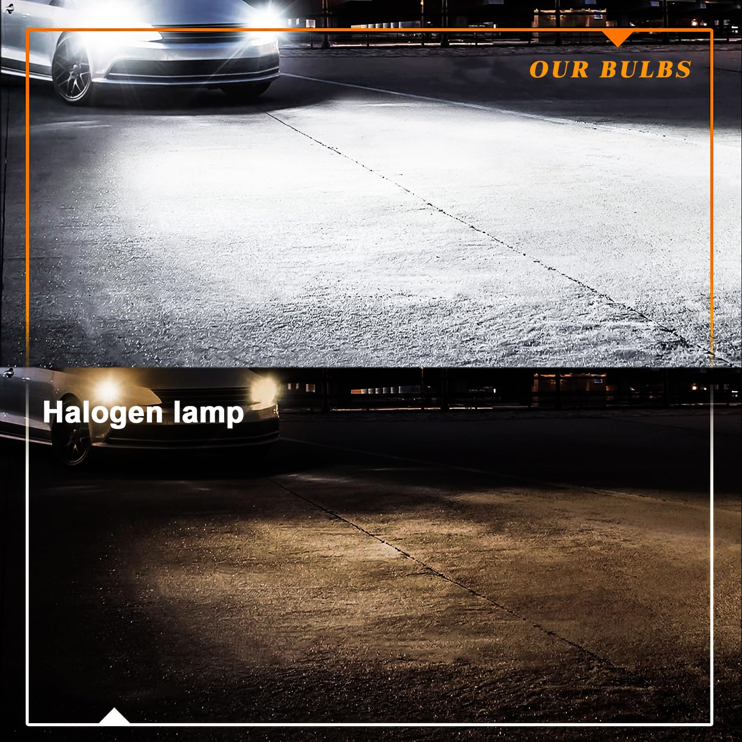 LED Fog Light Bulbs For Honda Civic 2016-2020, H8/H11 LED Fog Light Bulbs, 12V 120W 6000K Cool White, 500% Brighter, Plug and Play, IP68 Waterproof, Pack of 2