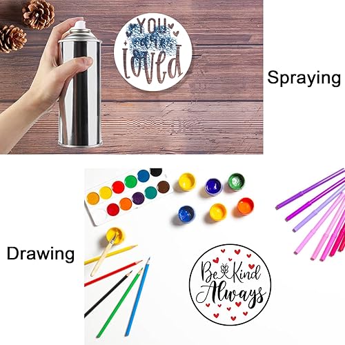 Miniatura 6 de 34 plantillas de palabras inspiradoras de 3 pulgadas, plantillas de citas motivacionales, plantillas reutilizables de dicho cristiano para pintar en