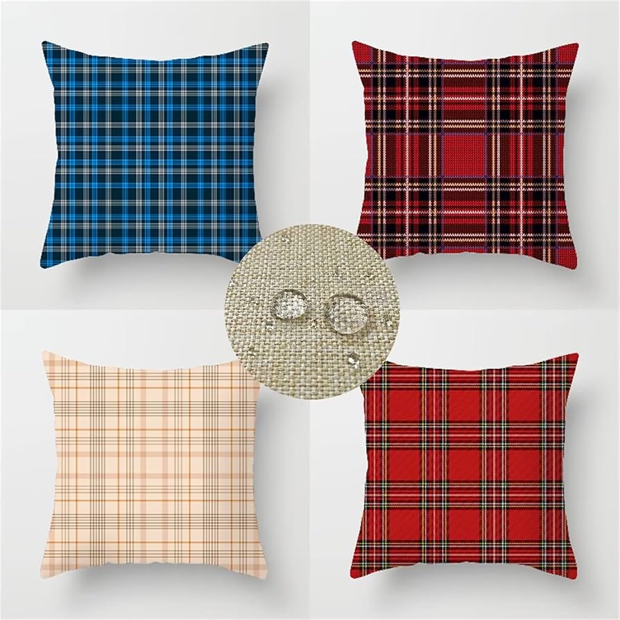 RALPH LAUREN タータンチェック クッションカバー　２枚組 RALPH LAUREN タータンチェック クッションカバー 2枚組 Set of