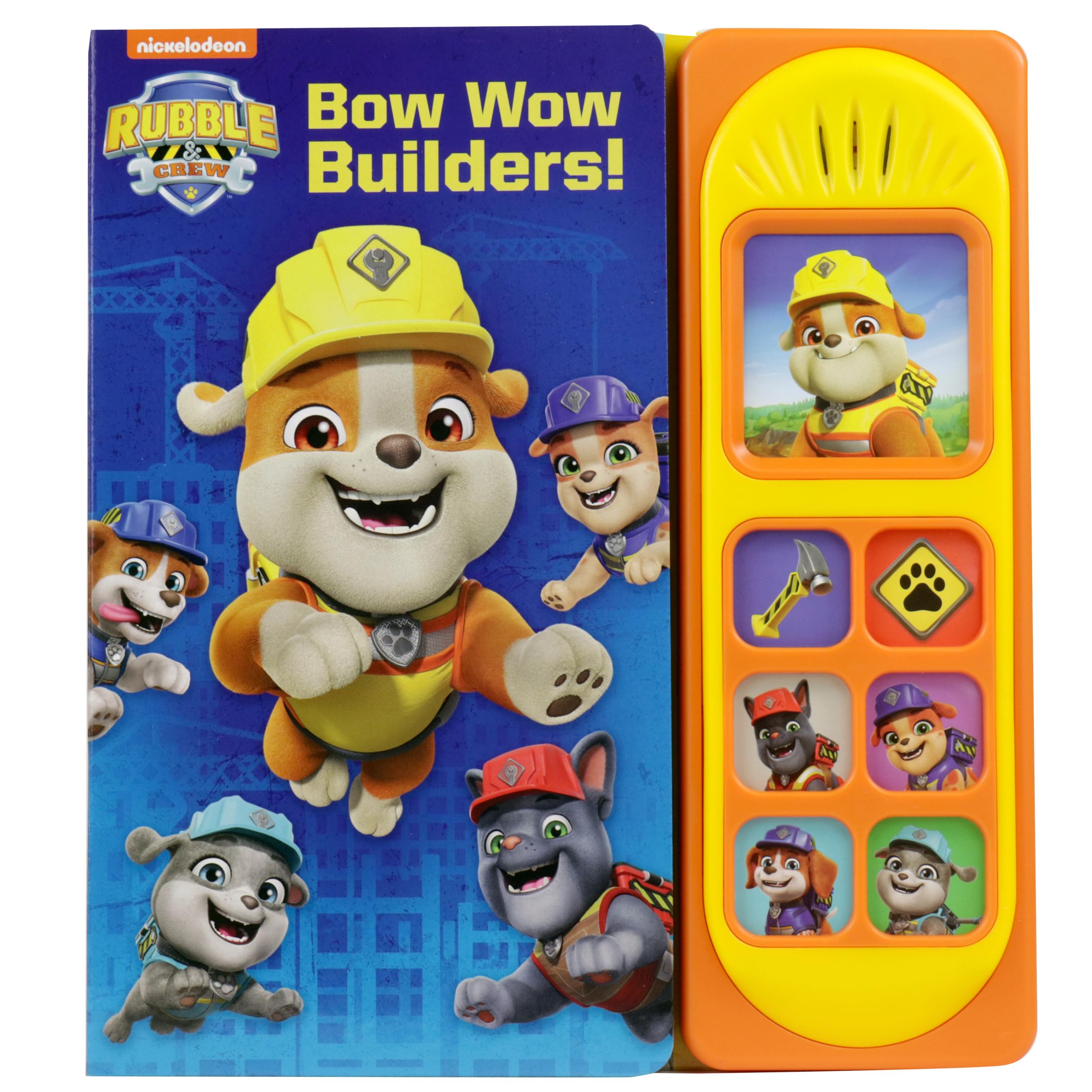 Nickelodeon Rubble & Crew - Bow Wow Builders! 7-Button Sound Book - PAW Patrol - PI Kids