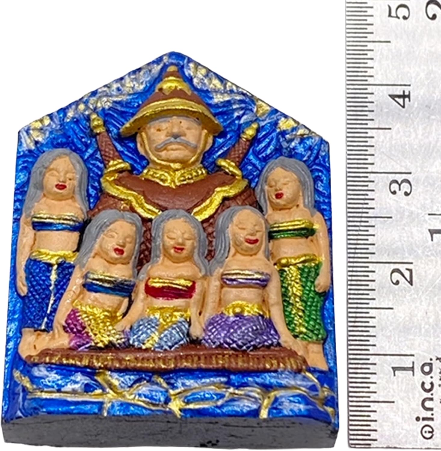 Phra Khun Paen Thai Amulet by Phra Ajarn Wanlop Sakon Nakhon 2024 Buddhist Lucky Charm Sacred Talisman Pendant