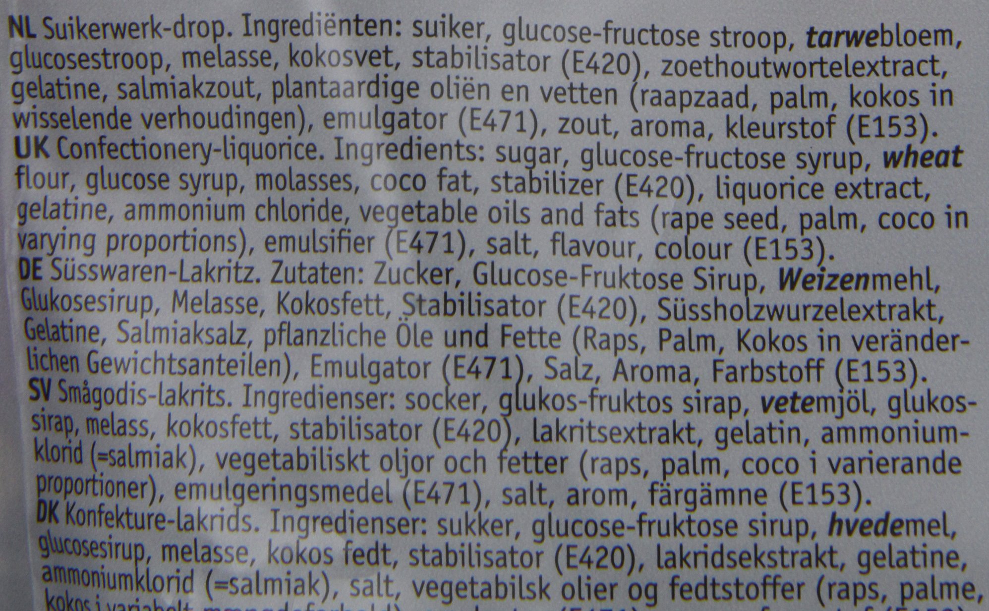 Meenk Lot de 6 tubes à réglisse