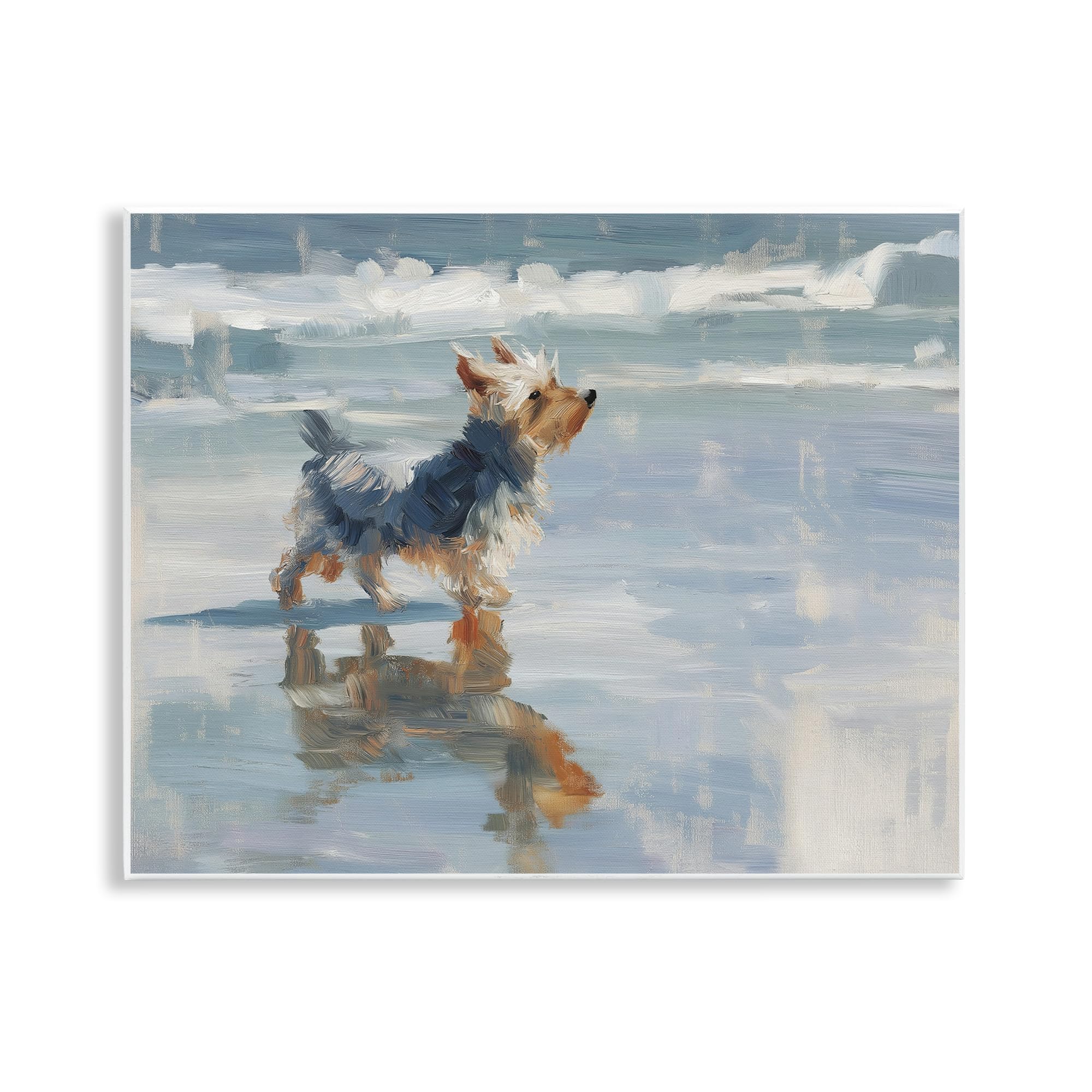 Stupell Industries 'Yorkie's Quiet Moment', Canvas Art, 30 x 24 Inches, Easy to Hang and Sturdy, Made in USA, by Svetlana Aleynikova