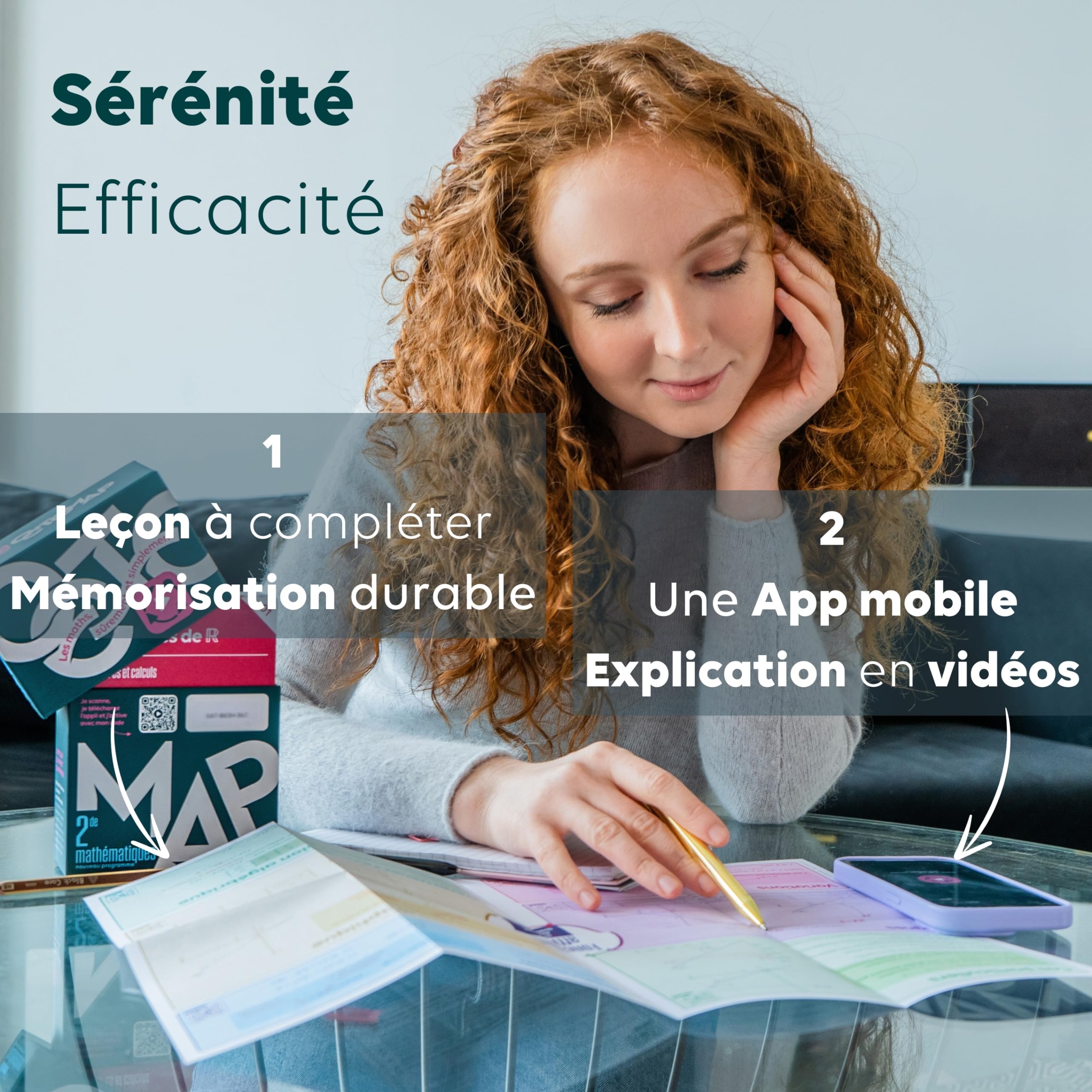 OCTOMAP Maths Seconde Générale – Tout le programme de 2de en cartes mentales augmentées: Leçons claires, exercices par niveau, 250 vidéos, appli mobile. Clarté, confiance, autonomie