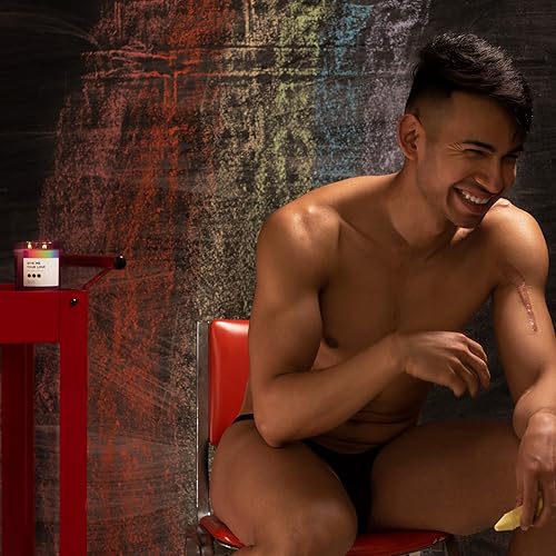 Miniatura 6 de Regular Candles Dame tu amor, caramelo duro + Gardenia  Transparente  Vela perfumada de cera de abeja de coco de 11 onzas para el hogar  Manta de