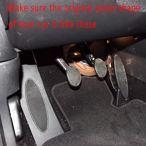 Miniatura 2 de Pedal de freno de gas sin taladro compatible con Mini Cooper R52, R53, R55, R56, R57, R58, R59, F55, F56, Accesorios de acero inoxidable