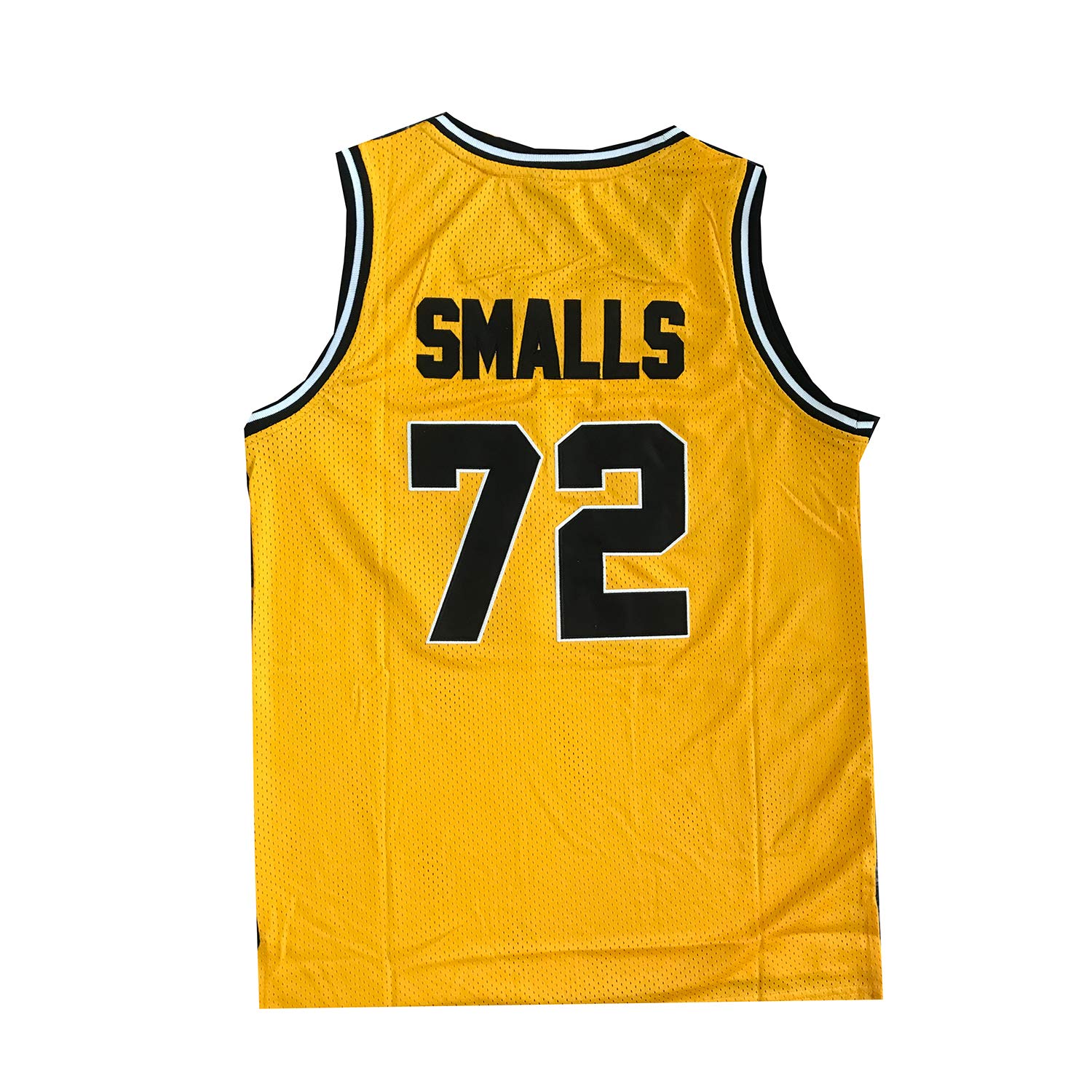 BadBoy #72 Small Basketball Trikot S-XXXL Gelb 90er Jahre Hip Hop Kleidung für Party Genähte Buchstaben und Zahlen