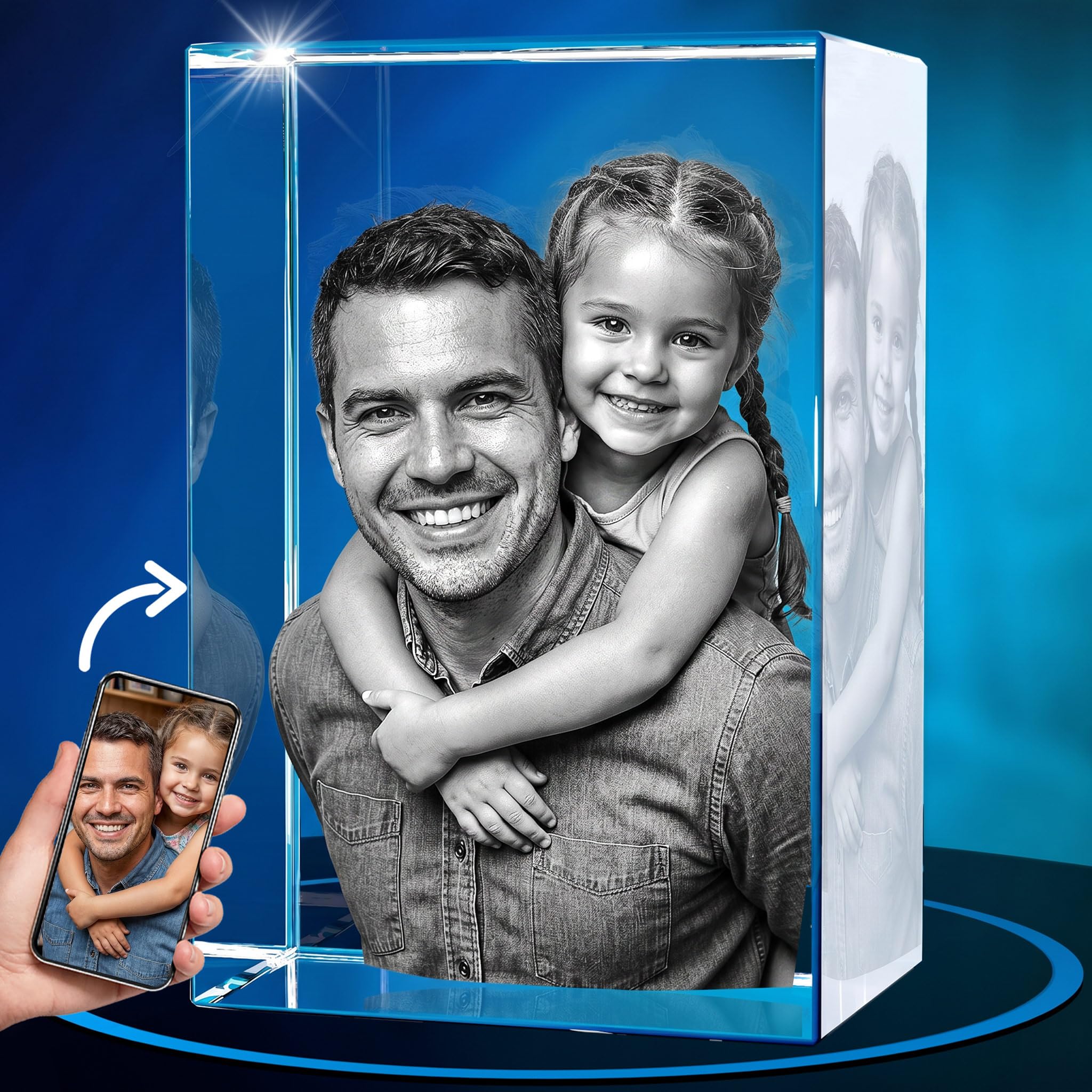 Amazon.com - ArtPix 3D Crystal Photo, Personalized Gifts for