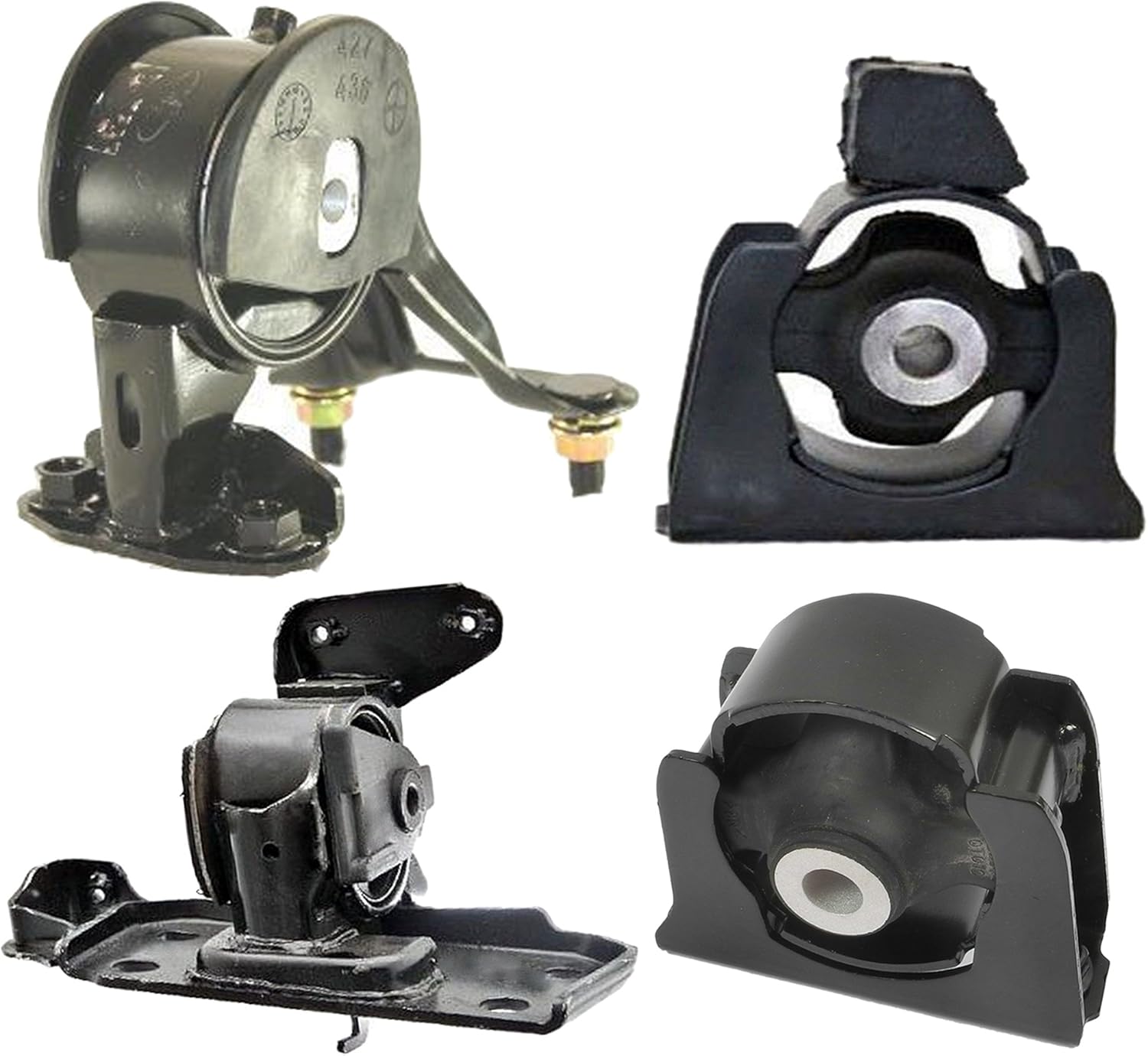 Engine Motor and Transmission Mount Compatible with 2006-2008 Toyota Rav4 2.4L 62050 62038 62064 62049 4PCS 2006 2007 2008