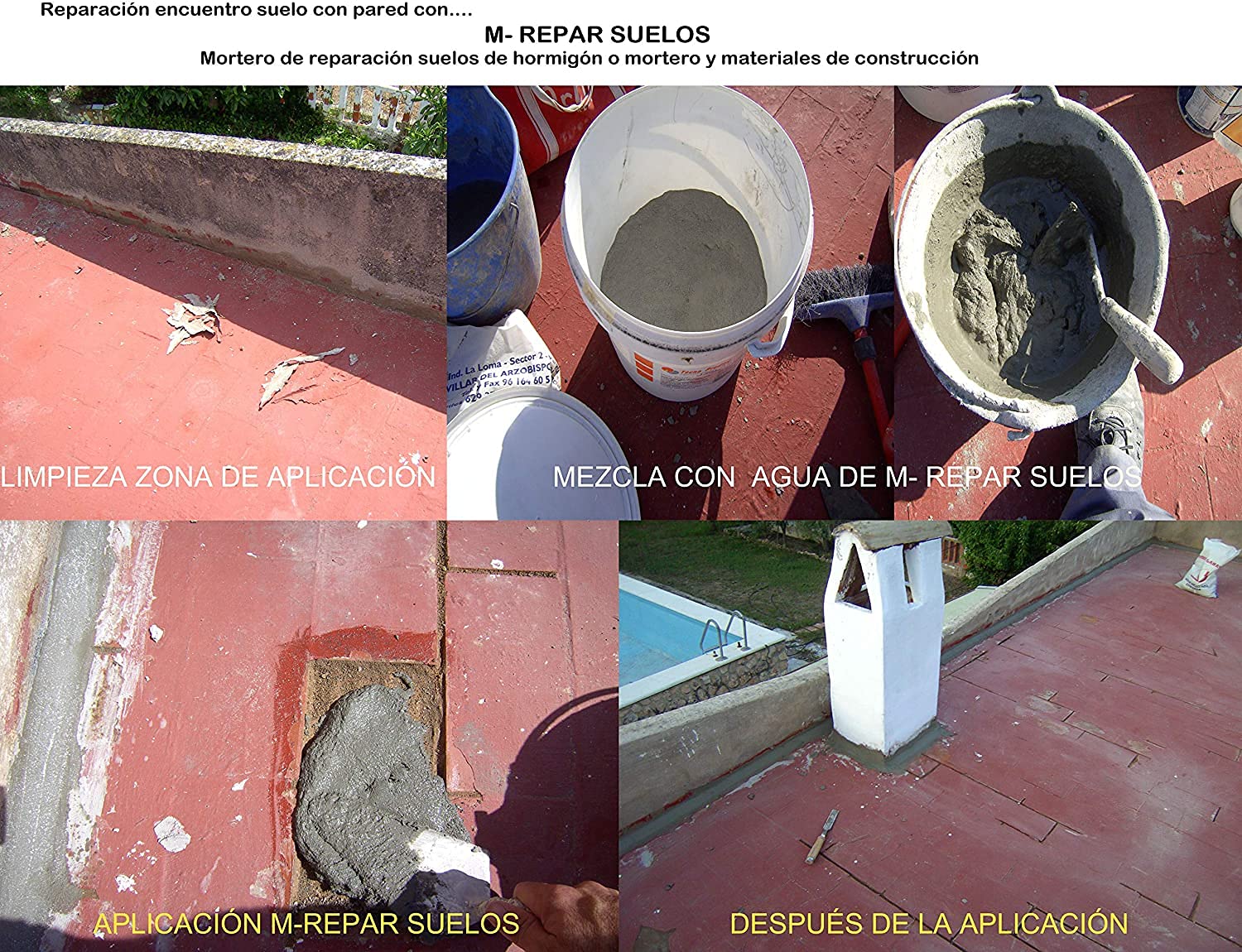 M-REPAR PAVIMENTI by Tecno Prodist - Malta per pavimenti in calcestruzzo o cemento, anche con circolazione stradale (transitabile con veicoli in 2 ore) (10 Kg)