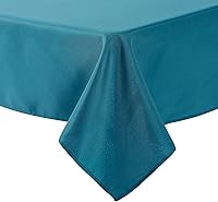 Vista 104 de Rectangle Tablecloth 90x132 inch Washable Polyester Fabric Table Cloth for Wedding Party Dining Banquet Decoration（90x132, Turquoise）