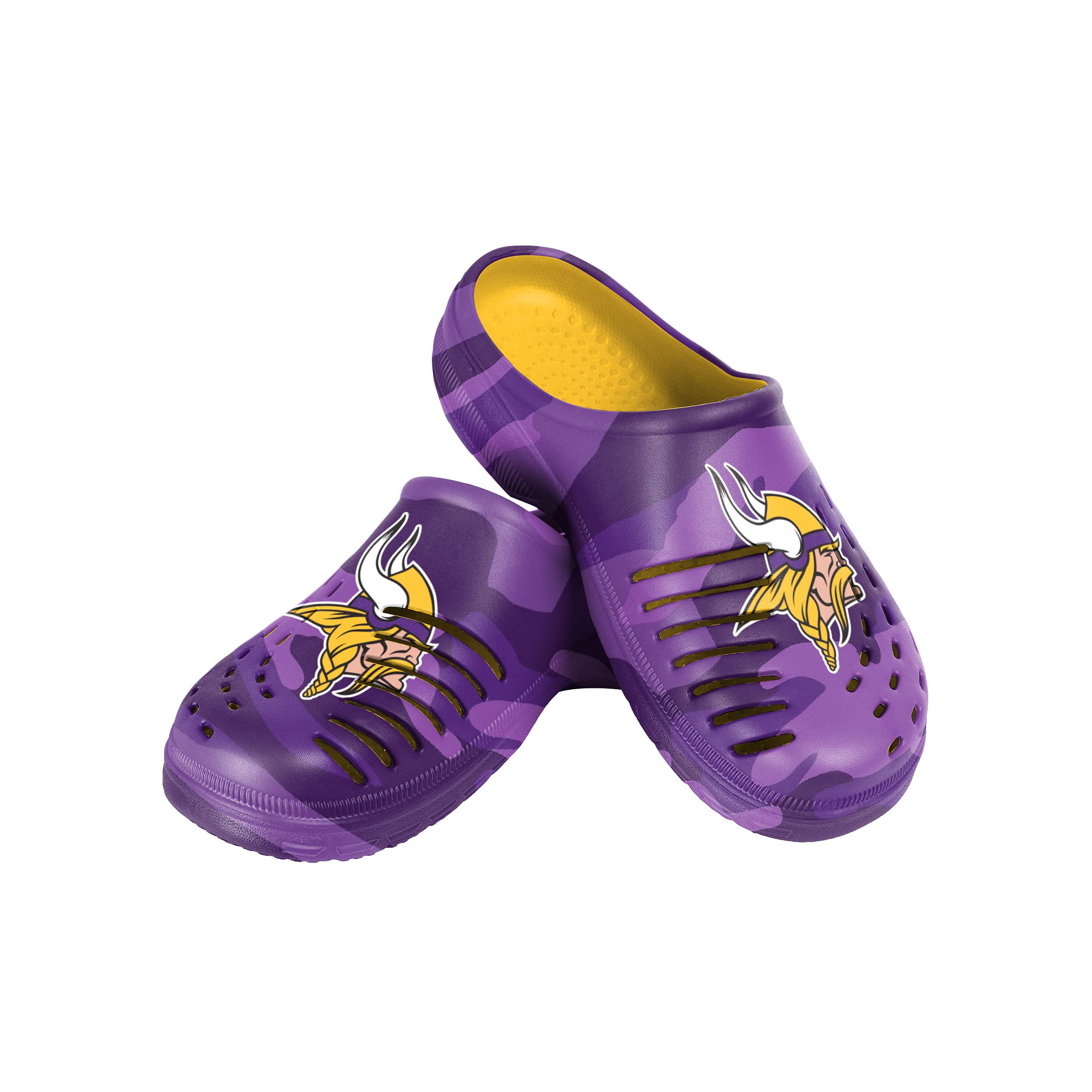 FOCO Men's NFL Team Logo Garden Water Sandals Shoes Slipper Clogs