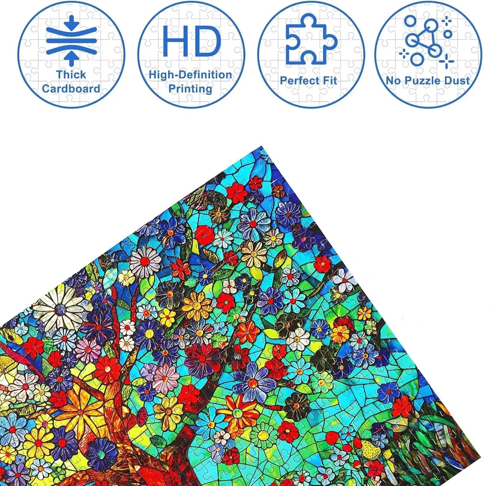 2000 Teile Puzzle Für Erwachsene,Weißer Baumsee DIY-Puzzle,Kreative Unterhaltung, Spaß, Klassisches Puzzles Familienspiele