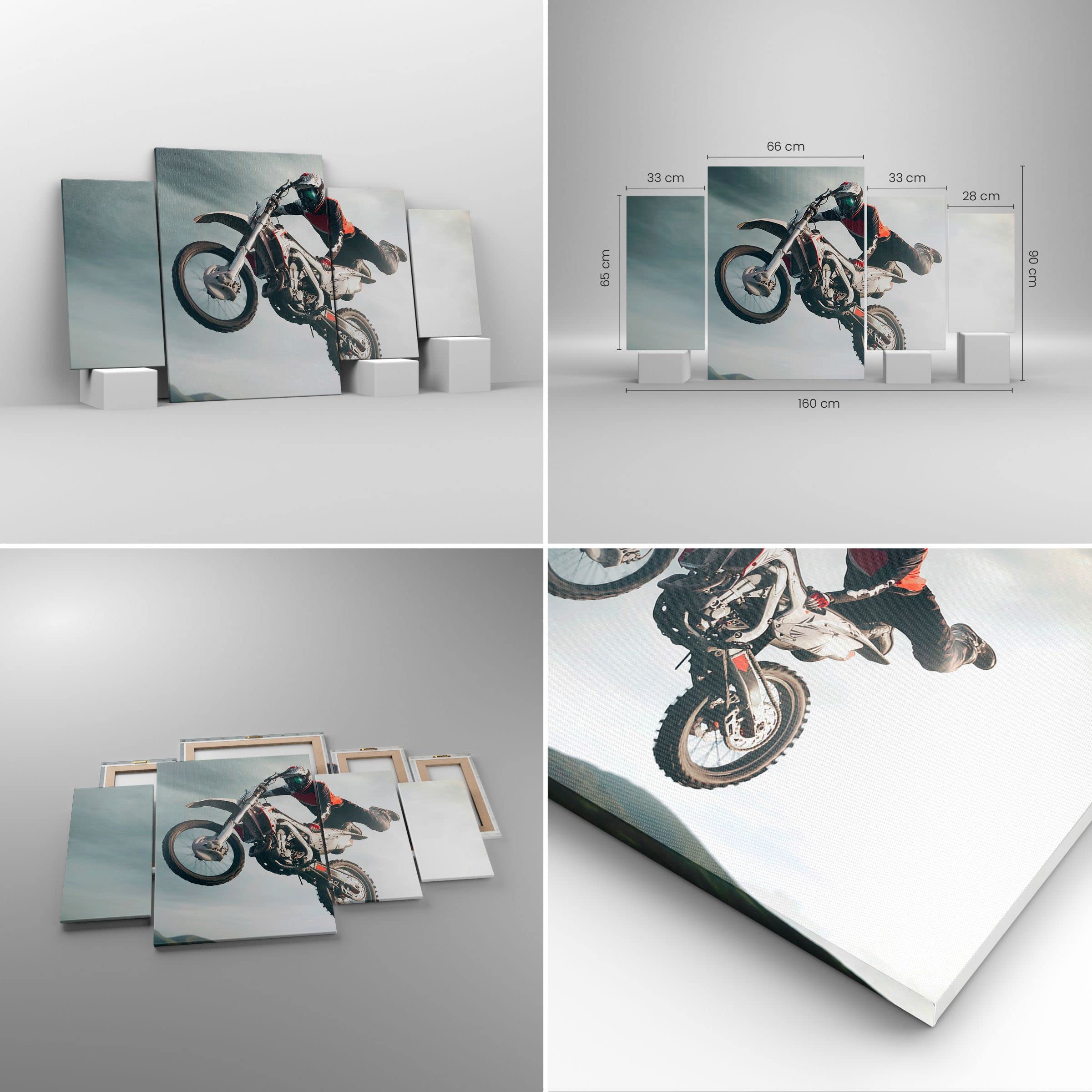 Stampe da Parete Moderne 160x90 cm Quadro su Tela Persone Sport - 4069